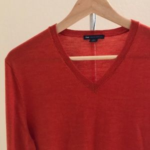 Gap Extra Fine Merino Sweater 🐑 Burnt Orange